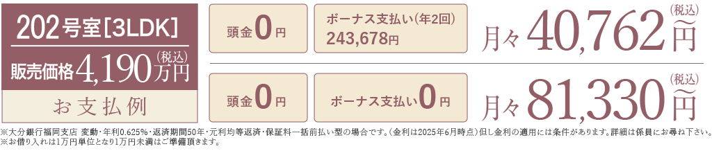 支払例